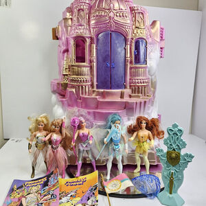 Vintage 80s Mattel Princess Of Power She-Ra Crystal Castle Pieces & Figure MOTU